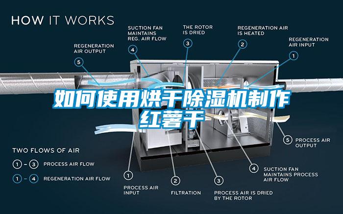 如何使用烘干除濕機制作紅薯干