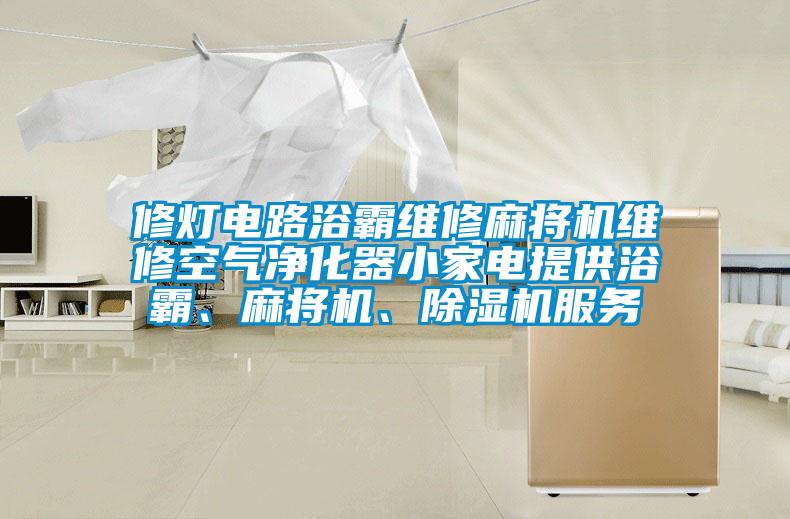 修燈電路浴霸維修麻將機維修空氣凈化器小家電提供浴霸、麻將機、除濕機服務