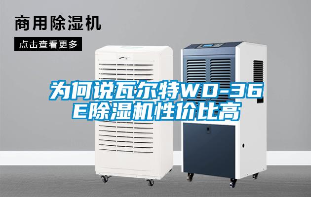 為何說瓦爾特WD-36E除濕機性價比高