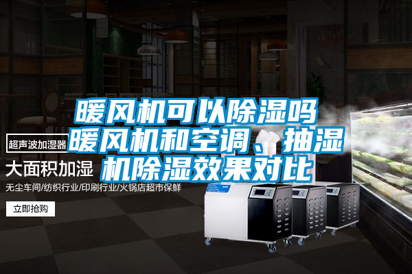 暖風機可以除濕嗎 暖風機和空調、抽濕機除濕效果對比