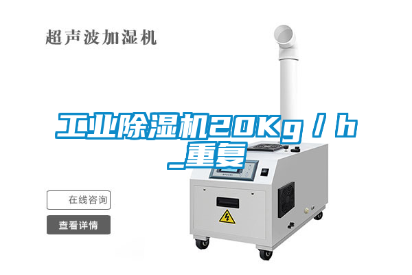 工業除濕機20Kg／h_重復