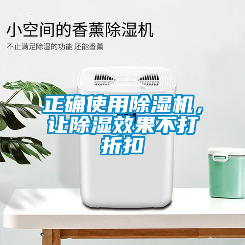 正確使用除濕機，讓除濕效果不打折扣