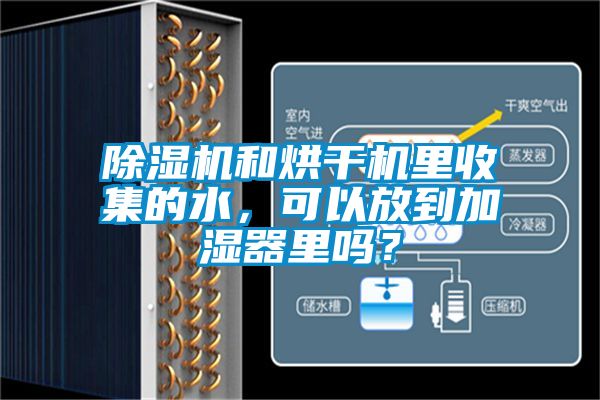 除濕機和烘干機里收集的水，可以放到加濕器里嗎？